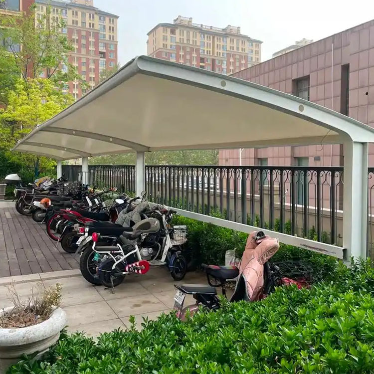 秦安县膜结构电动车棚